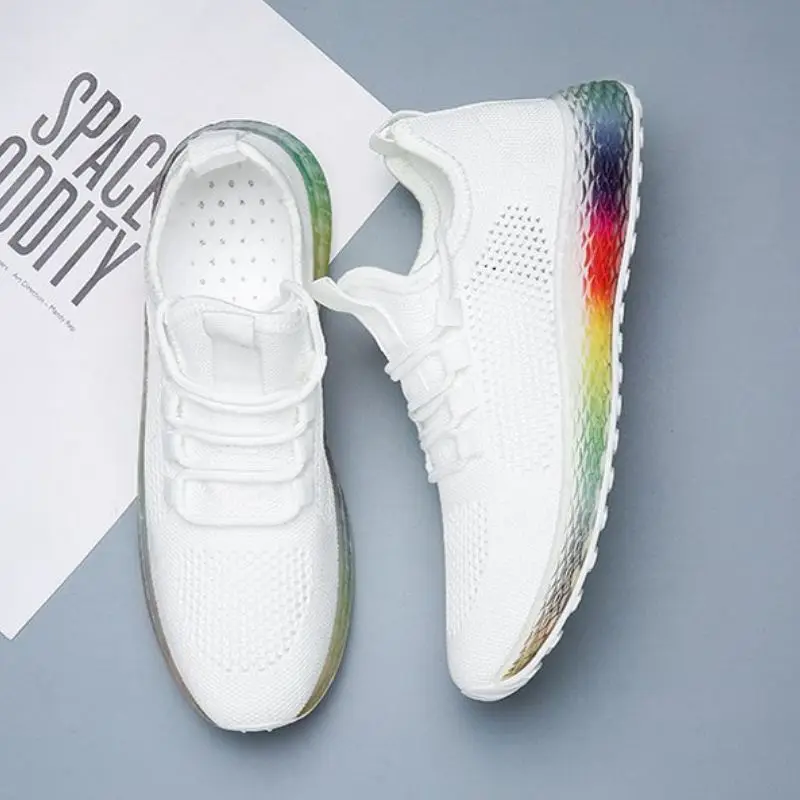 LebaLuka Women Sneakers Casual Mixed Color Vulcanized Shoes Outdoor Brand Breathable Lace Footwear Size 35-40 | Обувь