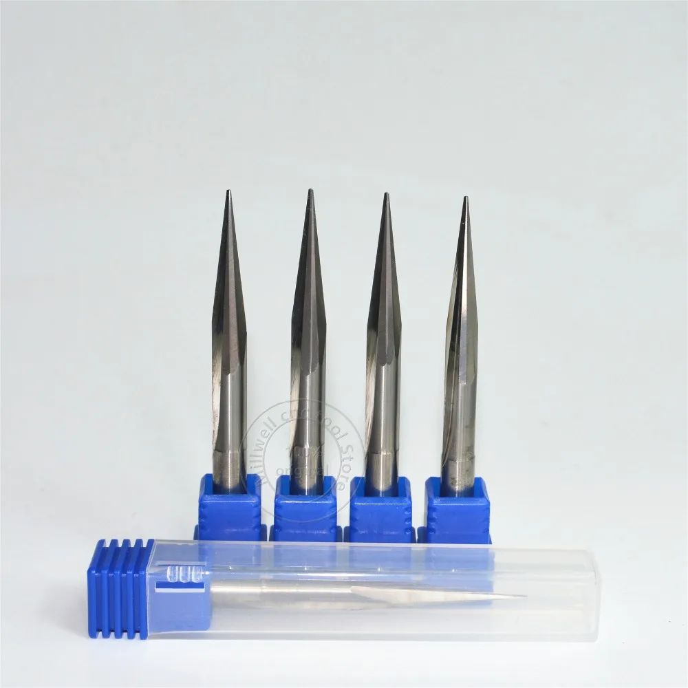 6 мм * 10 градусов R0.5 70l шт CNC карбидная Концевая фреза деревообрабатывающий