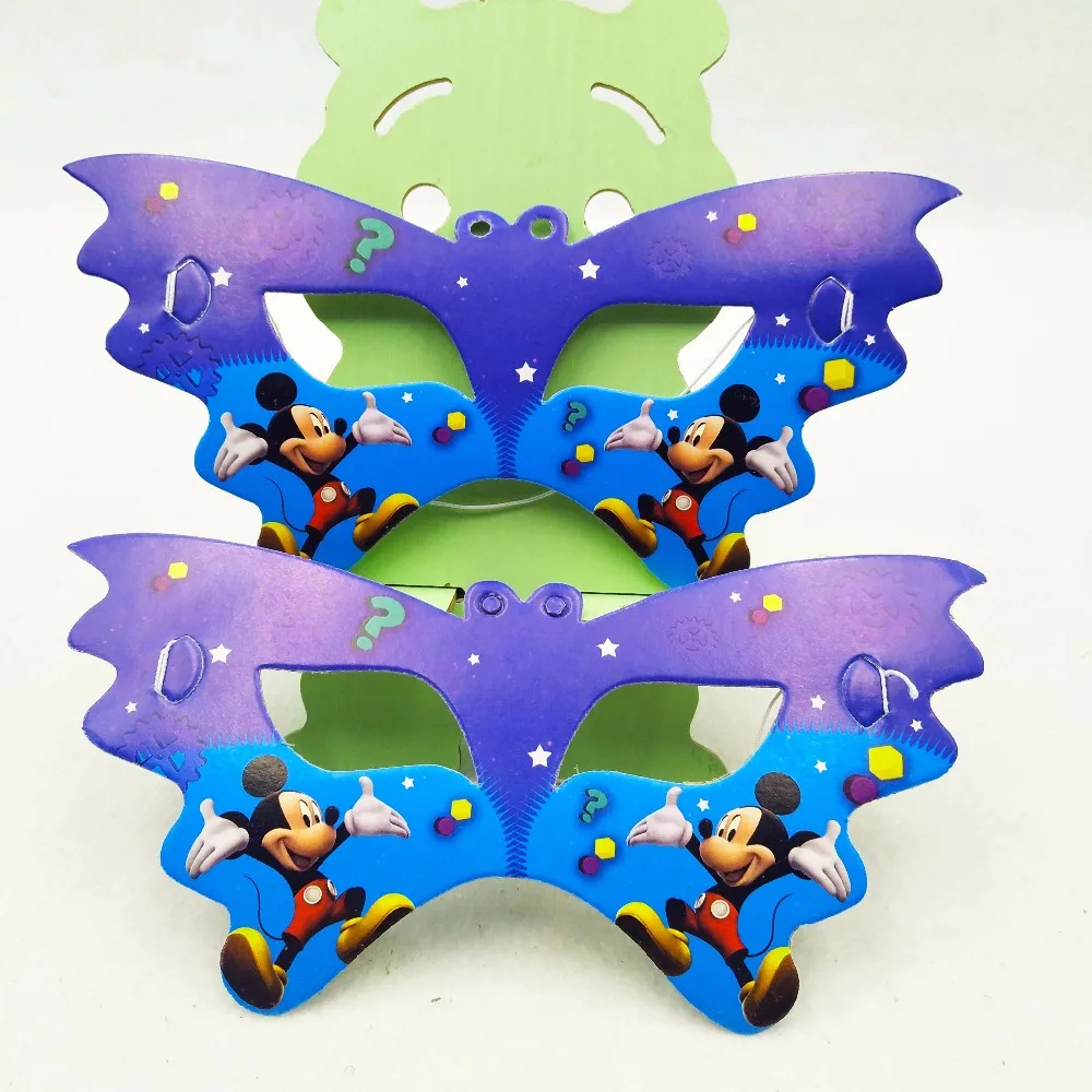 10pcs/set Mickey mouse Mask Christmas Halloween Party Supplies Happy Birthday Party Decoration For Kids Party Wholesale supplies