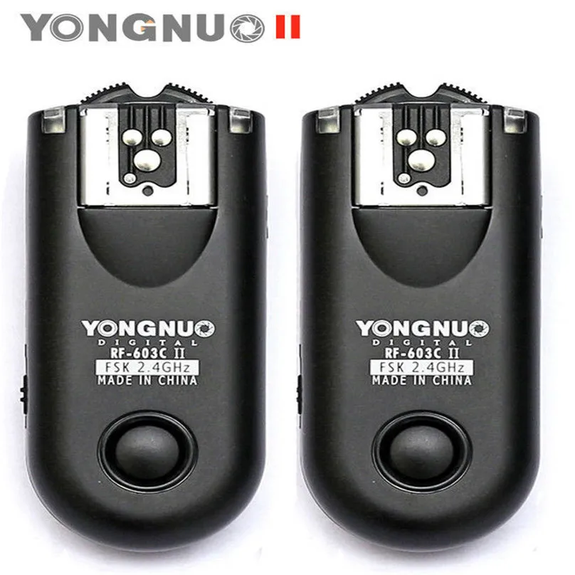 Беспроводная дистанционная вспышка Yongnuo RF 603 II C1/C3 для Canon 1100D 1000D 700D 650D 600D 550D 500D 450D