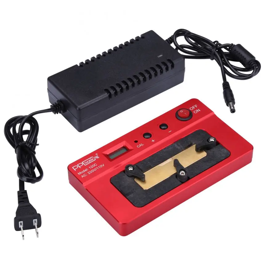 

PPD 120C 110V/220V For IPhone A8 A9 A10 A11 CPU NAND IC BGA Mini Intelligent Demolition Welding Platform Low Temperature