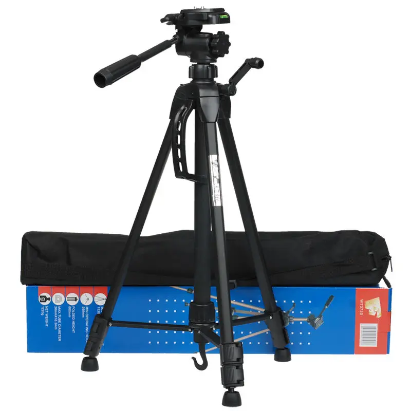 WF переносной Камера штатив Алюминий сплава с Quick Release Plate коромысла для Canon Nikon Sony DSLR Камера видеокамера