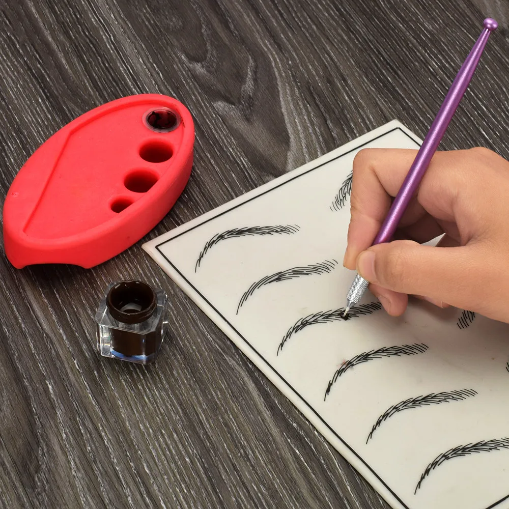 Новинка Машинка для микроблейдинга с 3d ручкой Caneta Tebori классический ручной тату