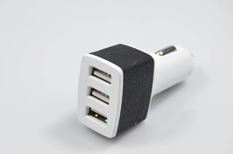 Быстрое зарядное устройство для автомобиля 5 В 3 usb порта автомобильное Iphone 7 6 Micro