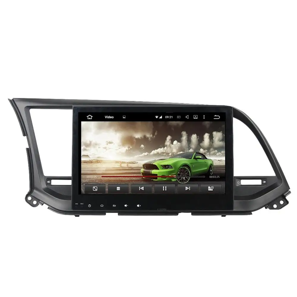 10.1 &quotдва din Автомобильный DVD vedio плеер Android 5.1 1024*600 HD для HYUNDAI Elantra 2016 С Зеркалом