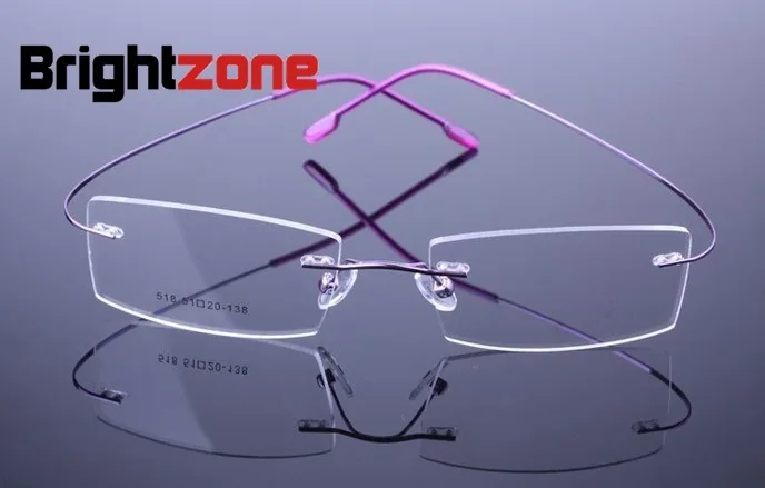 (12 шт./лот) титановая оправа для очков без оправы с эффектом памяти/металлическая