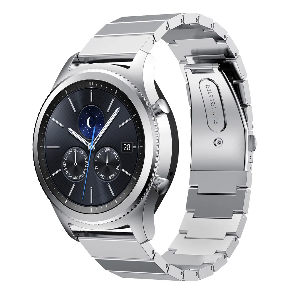 Ремешок для часов из нержавеющей стали Samsung gear S3 классический металлический