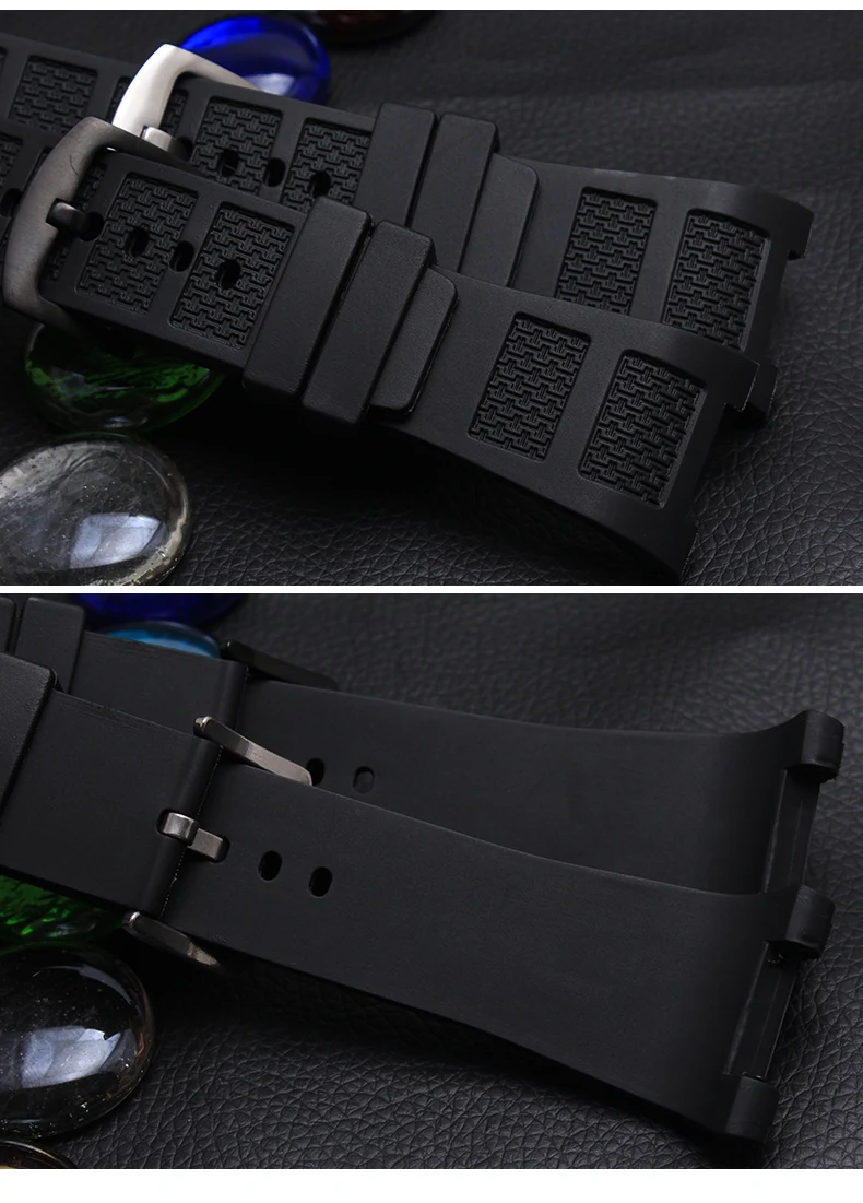 Специальный дизайн подходит iwc IW323601 W376501 мм 30 мм x мм 16 мм cove спортивный резиновый ремешок с пряжкой из нержавеющей стали для мужчин ремешок+ Инструменты