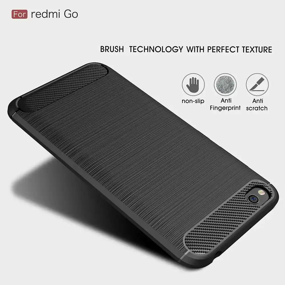 Mokoemi модный Ударопрочный Мягкий силиконовый чехол 5," для Xiaomi Redmi Go, чехол для телефона Xiaomi Redmi Go