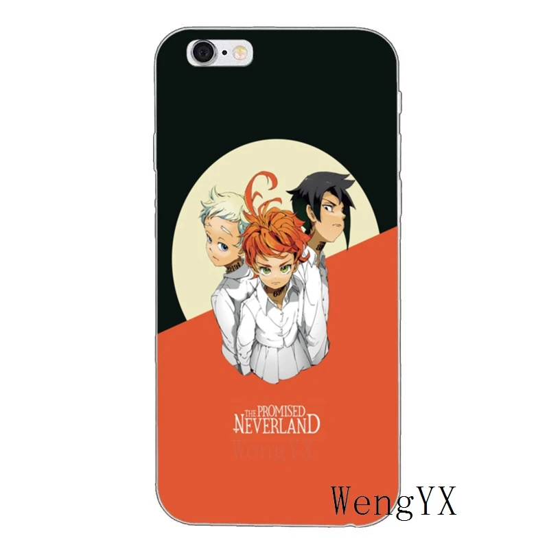 Силиконовый чехол для телефона обещанный Neverland аниме для iPhone XR X XS Max 8 7 6s 6 plus SE 5S 5c 5 iPod Touch - Цвет: Neverland-anime-A-10