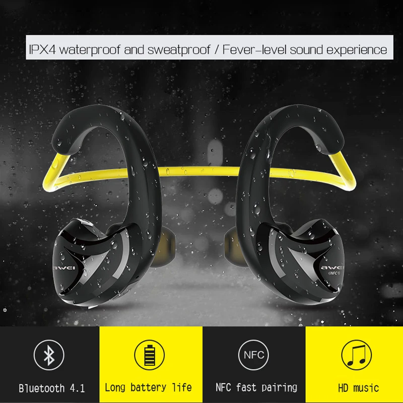 AWEI A880BL Bluetooth Fone de ouvido - | Электроника