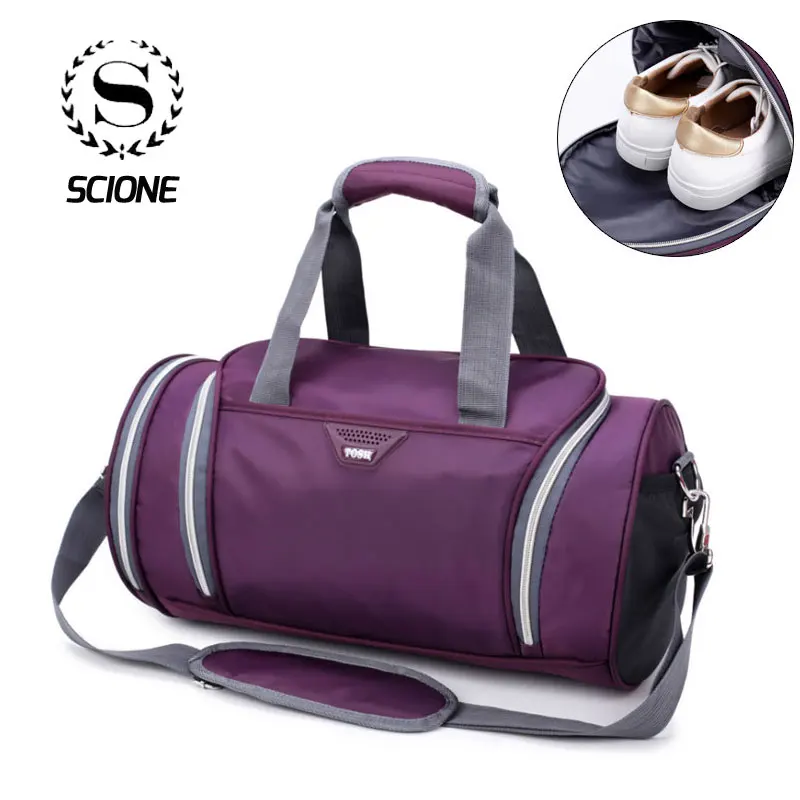 

Scione Simple Travel Sports Handbag Suitcase Men Women Fashion Luggage Crossbody Bags High Quality Casual Weekend Shoulder Bag