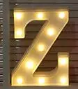 Z Творческий 26 Английский алфавит номер Батарея светящаяся лампа, светодиодный письмо ночной Светильник Романтическая Свадебная вечеринка рождественские украшения C - Цвет: Z