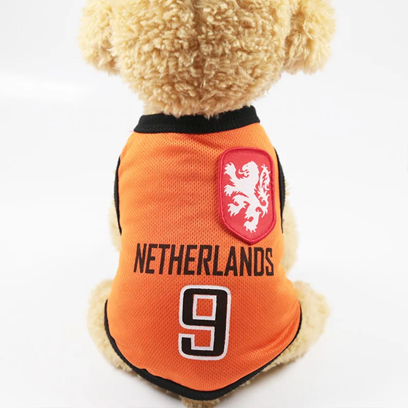 Orange 9 Hundeshirt жилет для собак, майка для баскетбола NBA, дешевая одежда для собак, майка, мягкая одежда для собак, щенков, чихуахуа, одежда, рубашка - Цвет: Orange 9