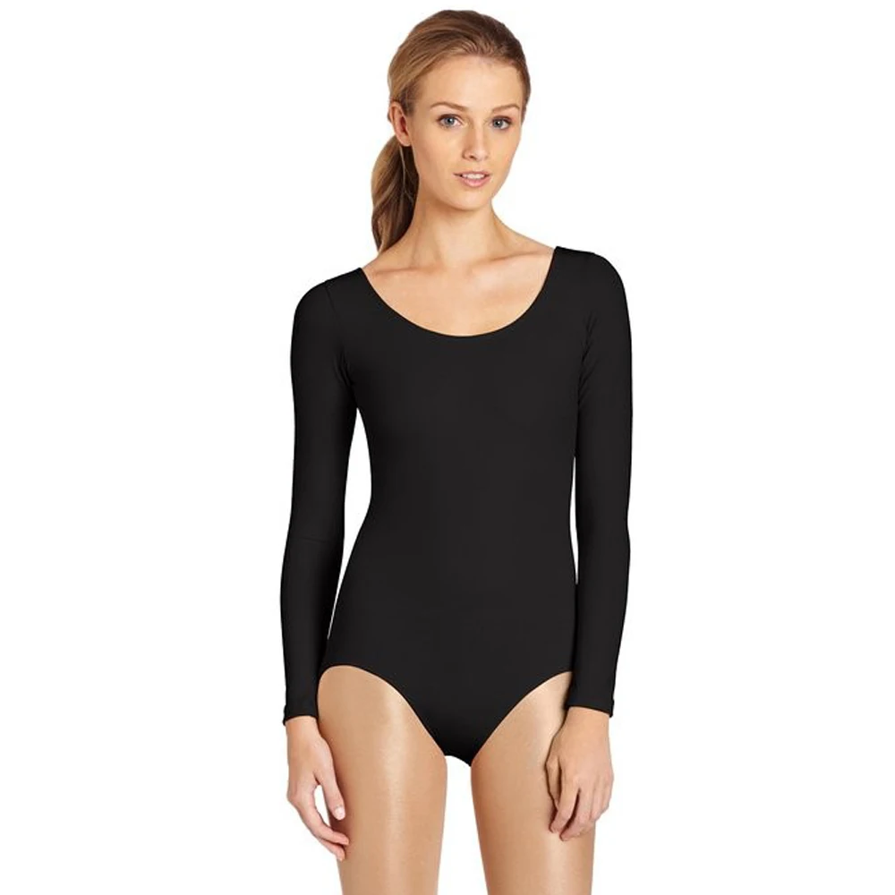 Gymnastics Leotards For Womens Nylon Lycra Long Sleeves Ballet Leotard Dance Wear Exercise Tops Bodysuits Girls | Тематическая