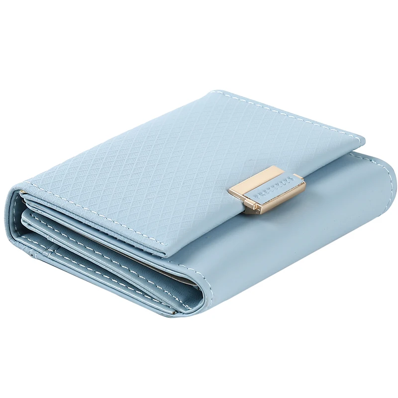 Кожаный Кошелек Клетчатый кошелек Дамский горячий держатель карты монета