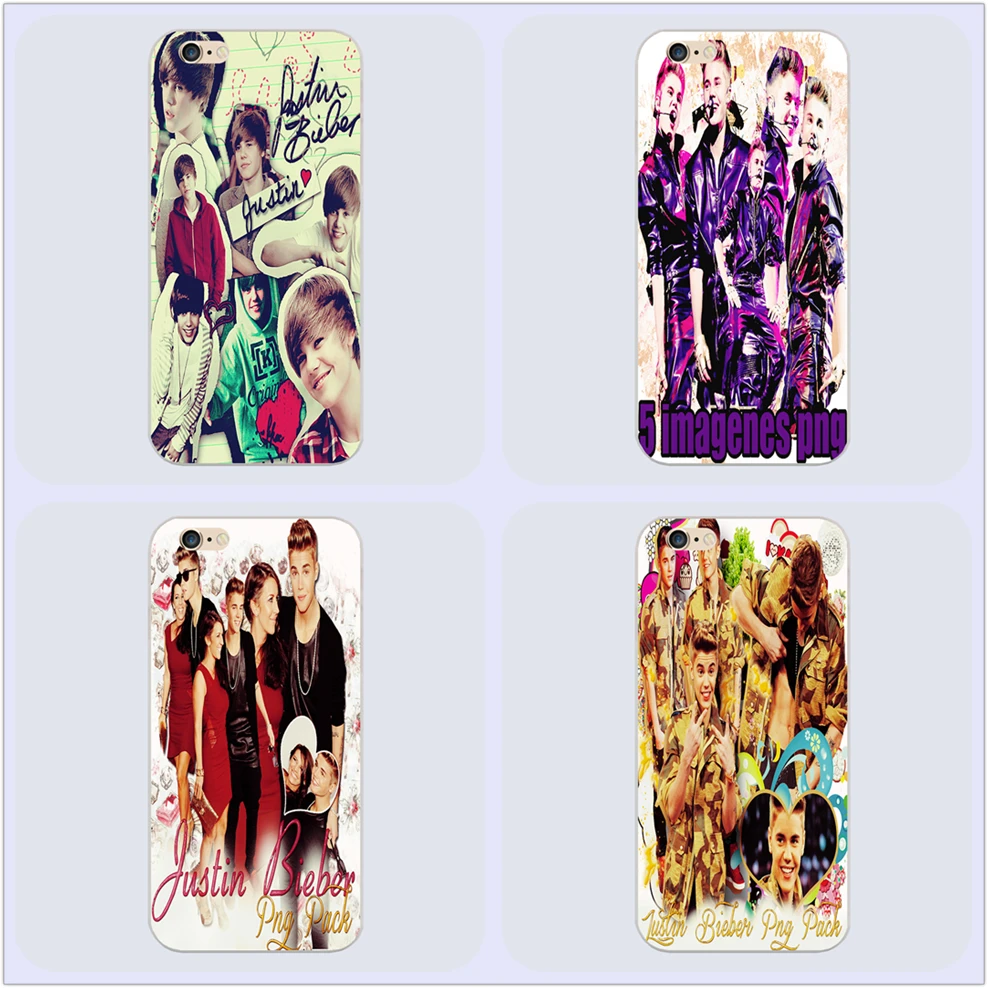 Роскошные высокое качество Телефон Дело Джастин Бибер Чехол для Iphone 4 s 5 с 6 P 7