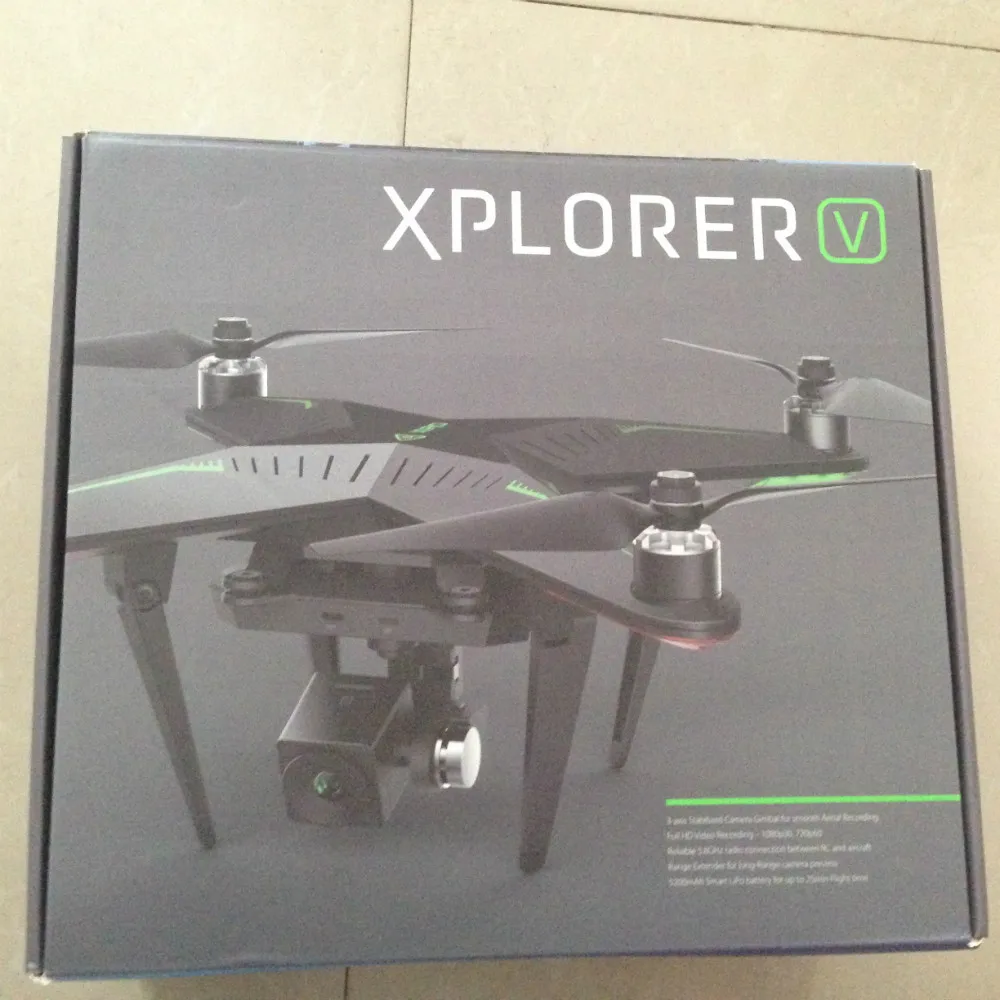 (С двумя батареями) xiro xplorer V Drone FPV HD 14MP камера Quadcopter GPS один ключ взлет посадка