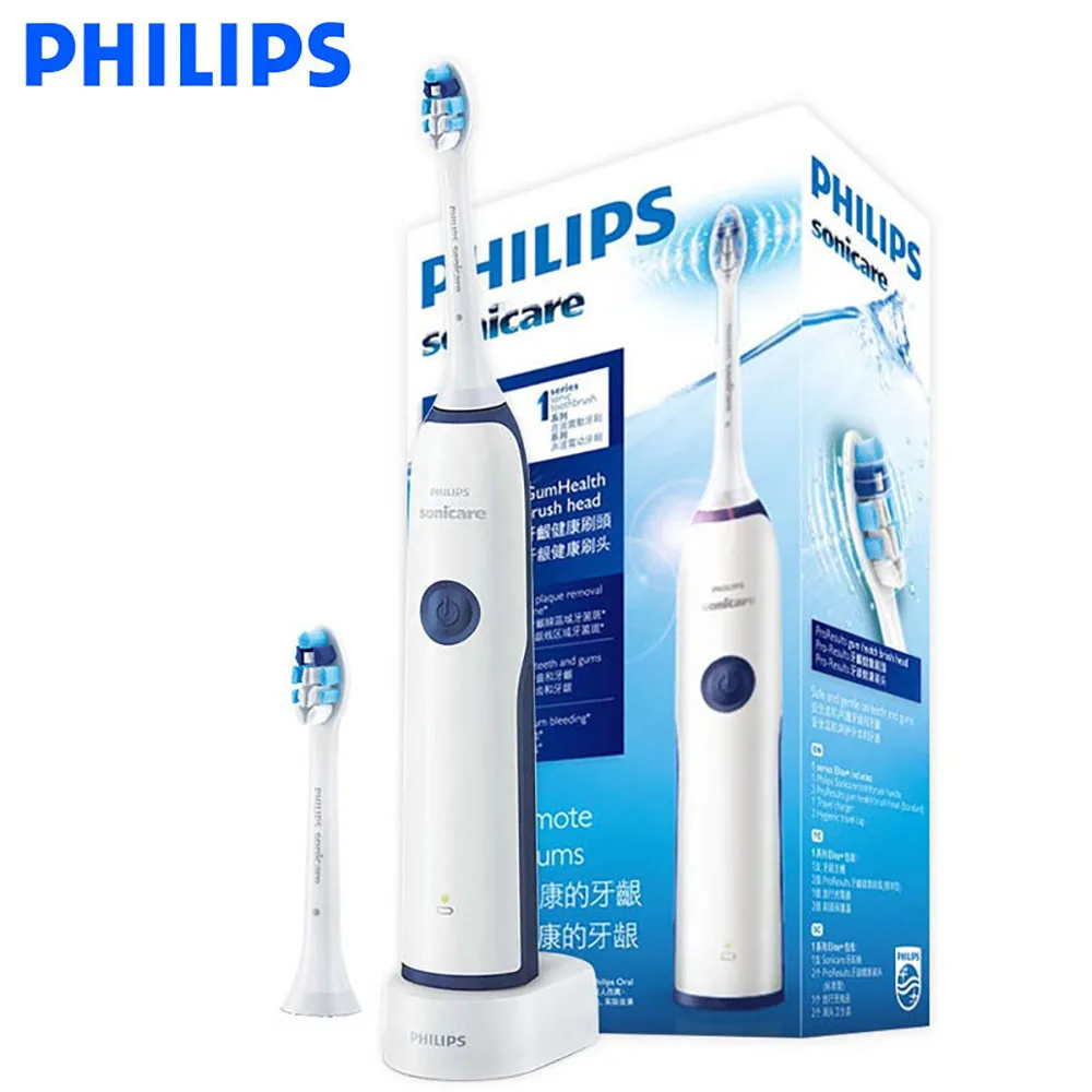 Оригинальная электрическая зубная щетка Philips Sonic, перезаряжаемая, HX3226, интеллектуальный таймер, уход за зубами, зубная щетка для взрослых, вода