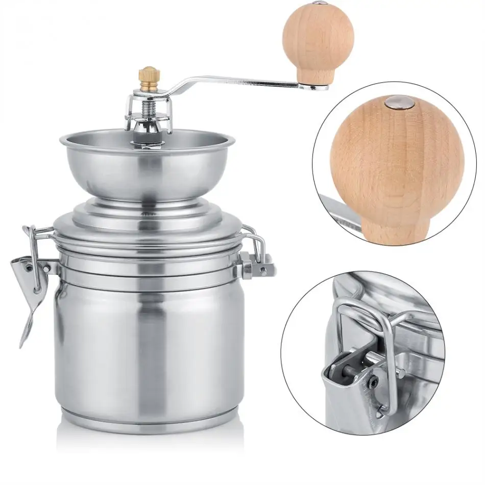 Нержавеющая сталь руководство Кофе Grinder специй мельницы ручной инструмент