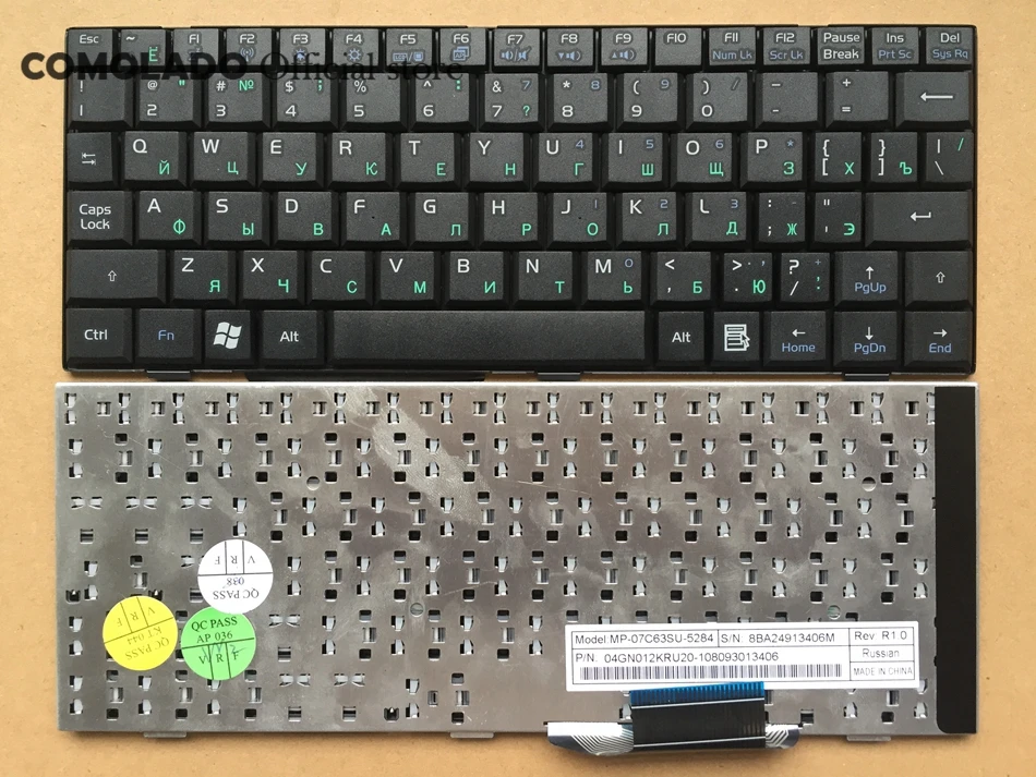 RU русская белая и черная клавиатура для ноутбука ASUS EeePC EPC900 EPC 900 900HD 900A 901 902 700 700HA