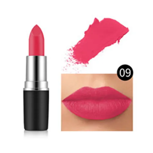 09 Новинка, 29 цветов, матовая губная помада с пулевидной головкой, водостойкая стойкая губная помада для макияжа, водостойкая жидкая губная помада, косметика - Цвет: 09