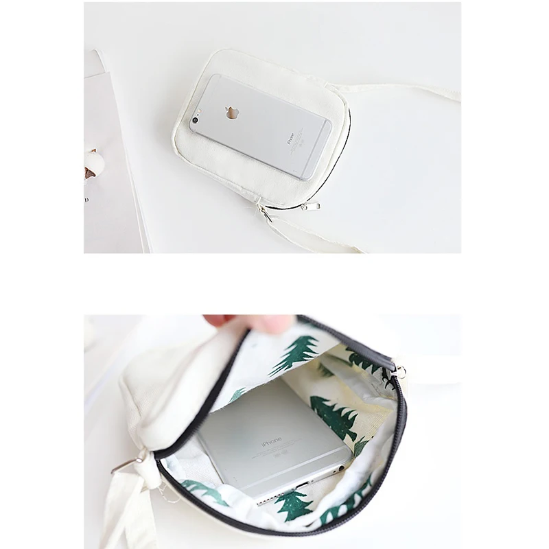 Оригинальная Новинка 2018 Корейская Холщовая Сумка для мобильного телефона