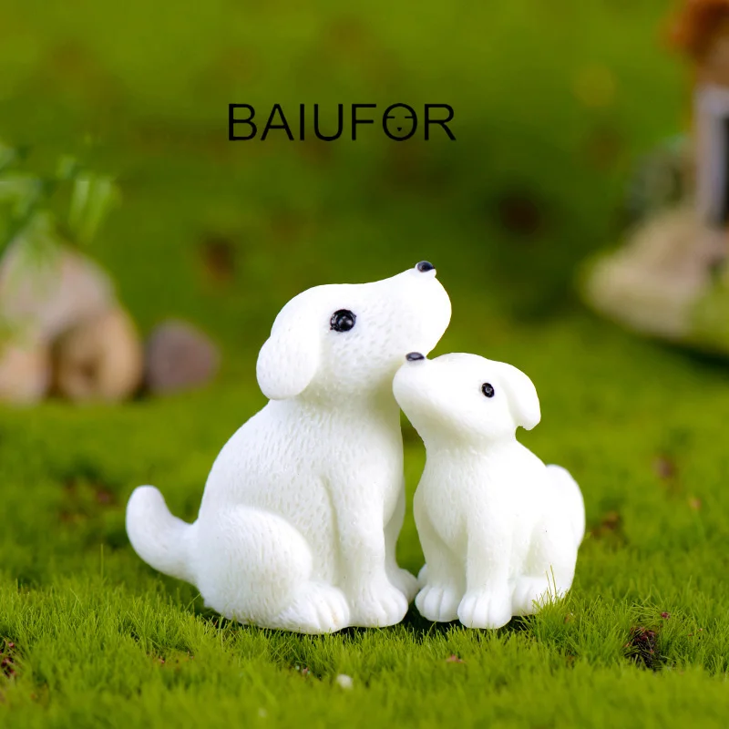 BAIUFOR животные Миньоны белый милый медвежонок мать брелок материал Террариум
