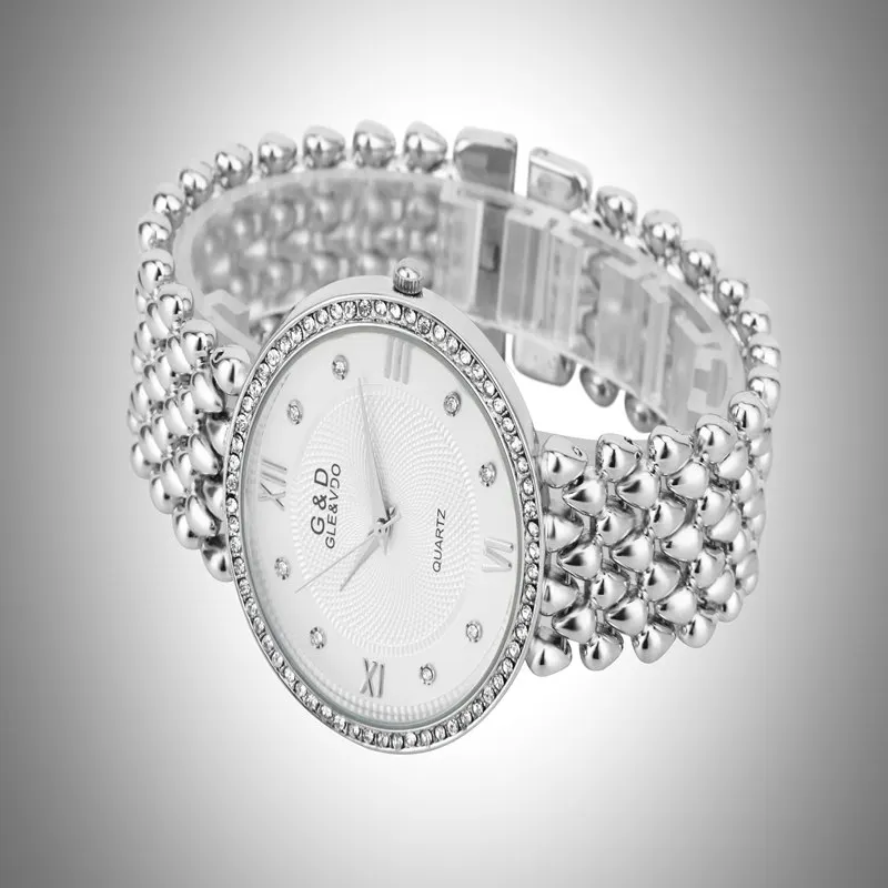 Новинка 2017! Модные женские часы с тонкими стальными кристаллами модные наручные