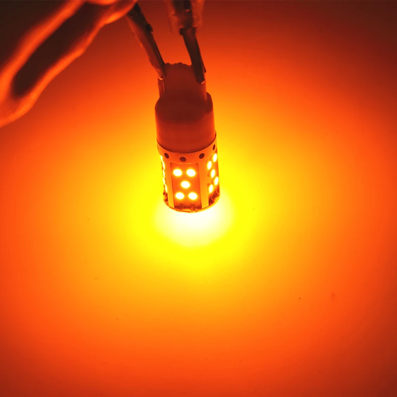 Лейтес 2 шт. T20 7440 W21W 3030 35SMD Canbus Светодиодная Лампочка лампа стоп сигнал светильник