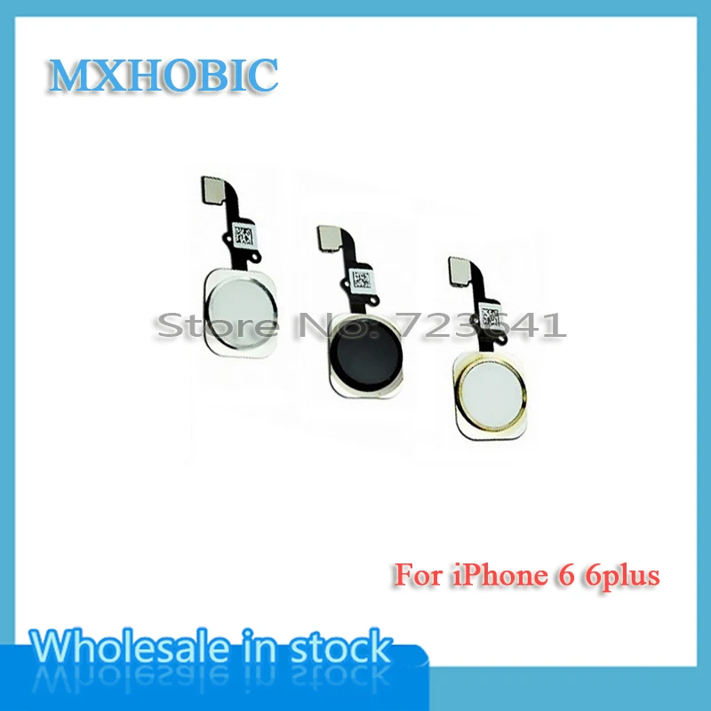 10 шт./лот Кнопка Home гибкий кабель для iPhone 5S 6 6plus 6s plus 4 7 &quot5 5&quot сенсор меню в сборе