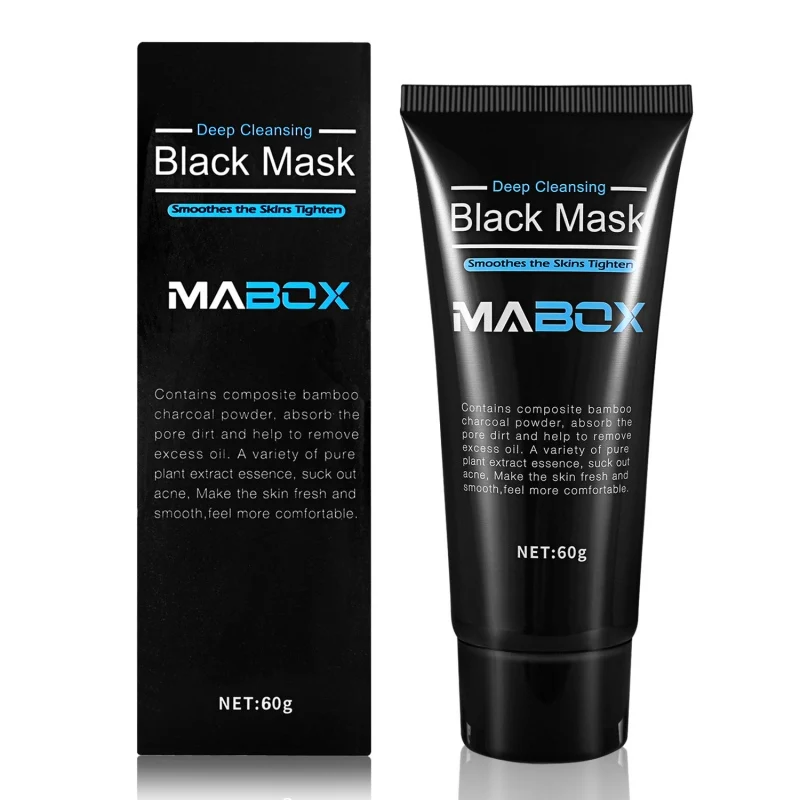 1pcs Black Mask Peel Off Bamboo Charcoal Purifying Blackhead Remover Deep Cleansing for Blemishes WrinklesFacial | Красота и здоровье