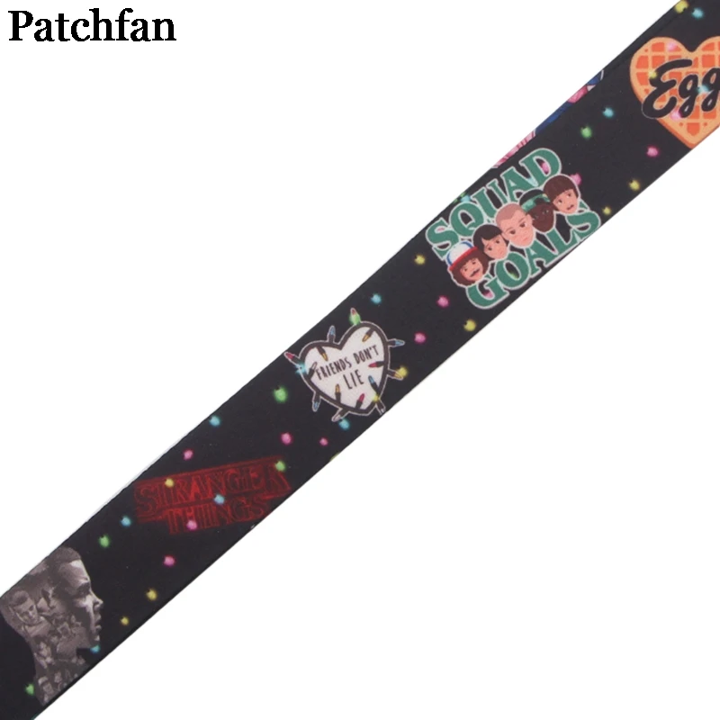 Patchfan странные вещи винтажное искусство крутые мужские lanyards ключи в мобильном телефоне ремни Ожерелье держатели карт тесьма A2256