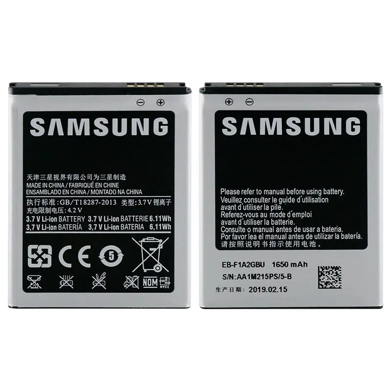 Оригинальный сменный аккумулятор SAMSUNG для Samsung Galaxy S2 i9100 i9108 i9103 I777 i9105 i9100G i9188 i9050 1650