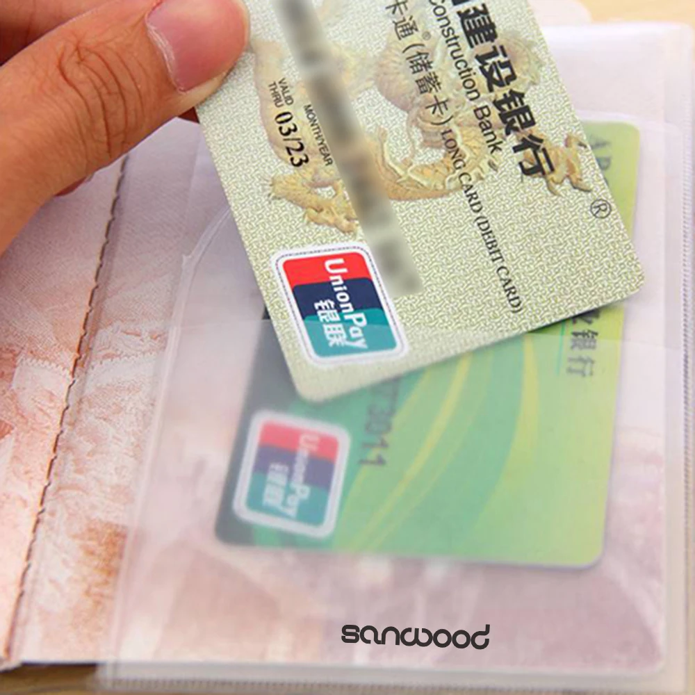 2016 однотонный чехол унисекс для делового паспорта Обложка карт и