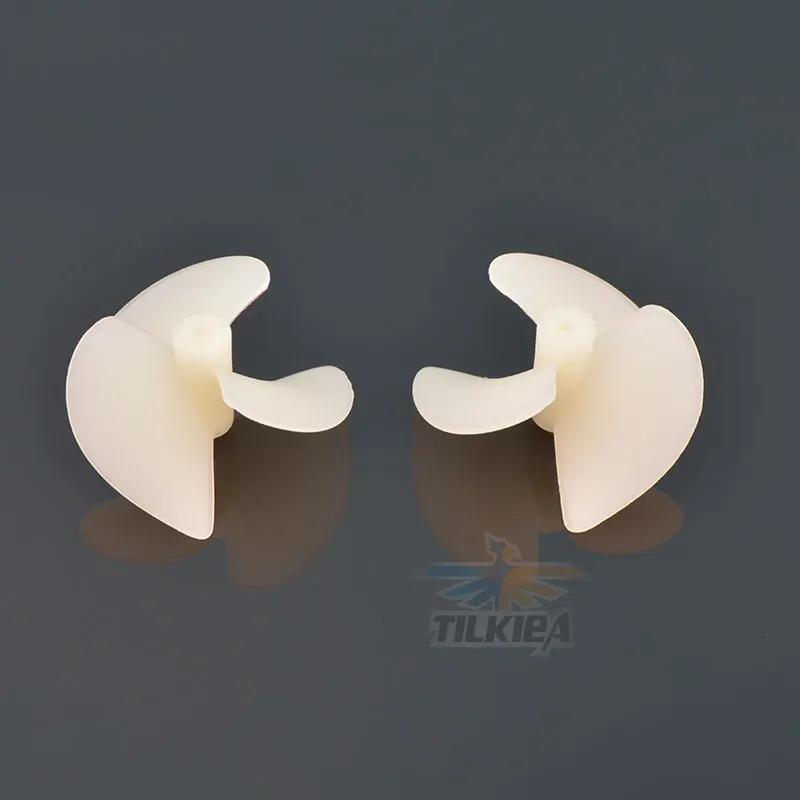 2 пары Rc лодка DIY 2 мм пропеллеры D36mm/D42mm 3 лезвия CW/CCW Электрический нейлоновый пропеллер/винт для Rc модели лодок 2 мм вал