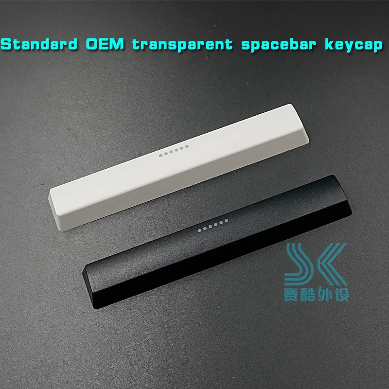 ABS Spacebar Keycaps Стандартный OEM 6.25U механическая клавиатура пустые колпачки белый черный 1 шт