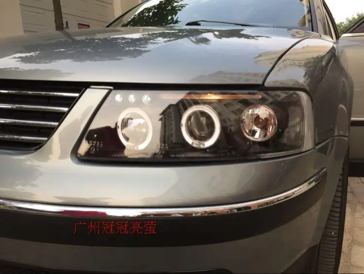 Стайлинга автомобилей фары 1998-2005 VW Passat светодиодный фар DRL Bi Xenon объектив Высокая Низкая луч парковка HID Туман лампа