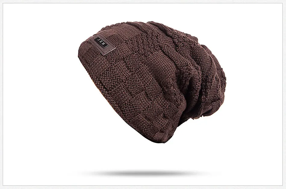 Зимняя хлопковая шапка GROUP JUMP для мужчин и женщин, зимние шапки Skullies Beanies, вязаные хлопковые плотные шапки, одноцветные шапки-унисекс