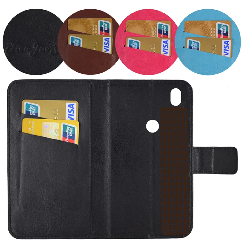 Чехол книжка TienJueShi защитный кожаный чехол кошелек Etui для TP Link Neffos C7 5 дюйма|Сумки