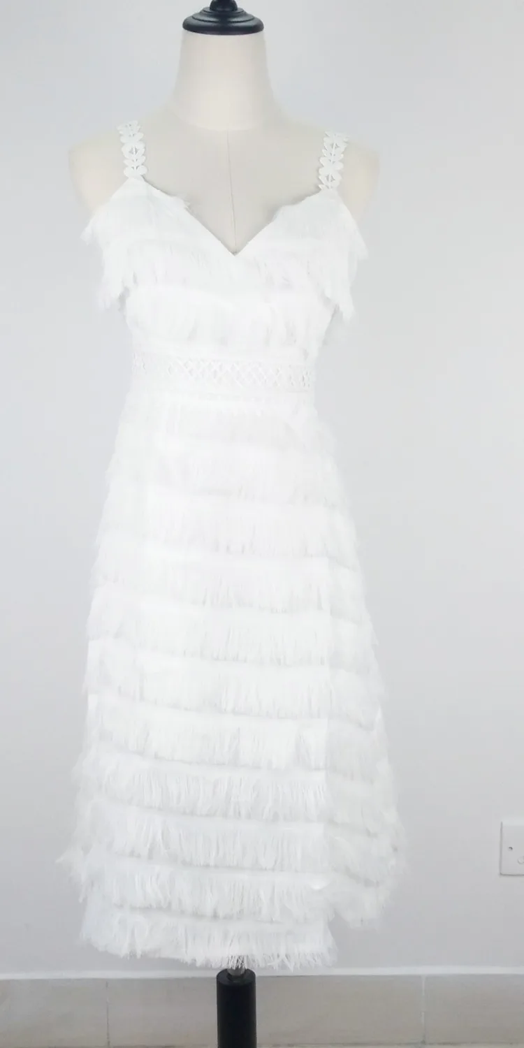 Женское шифоновое платье с кружевом элегантное облегающее Повседневное белыми