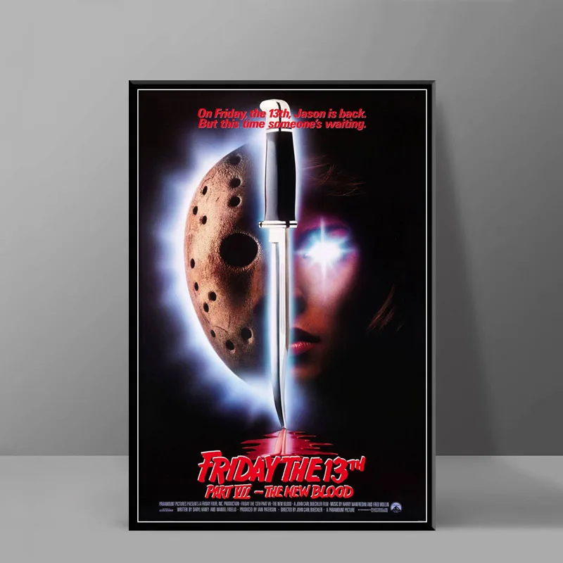 P733 пятница 13th Jason Voorhees классический фильм ужасов картина шелк Холст плакат настенный домашний декор
