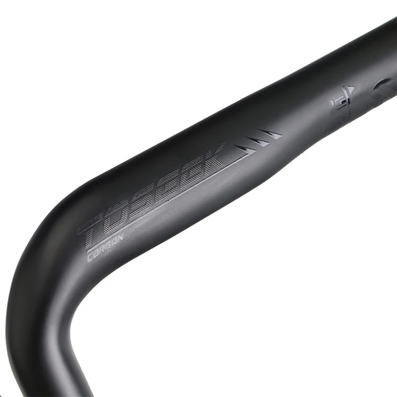TOSEEK из углеродного волокна руль для шоссейного велосипеда черный изогнутые