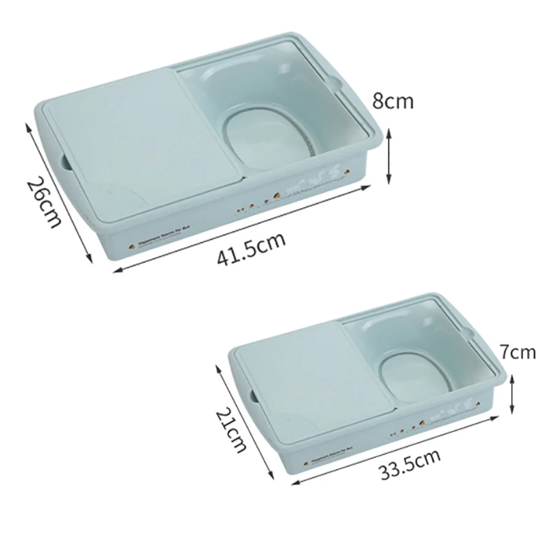 Кухонная разделочная доска Baffect пластиковая с отверстием для хранения фруктов