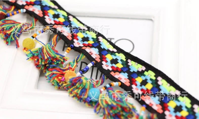 5 ярдов/партия ручные бусины для волос|tassel fringe|fringe tasselbeaded tassel fringe |