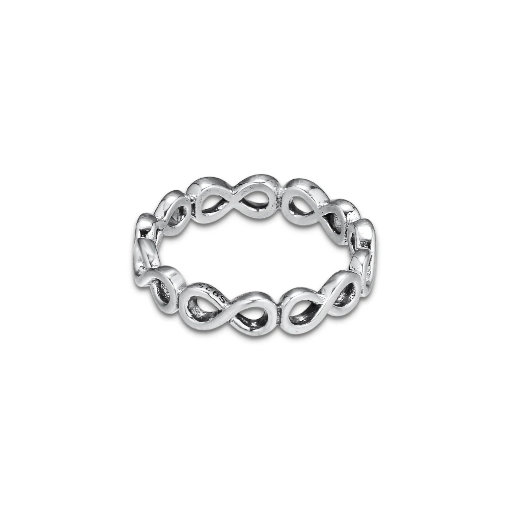 Женское кольцо из серебра 925 пробы с сиянием бесконечности|ring for|rings for womenring sterling |