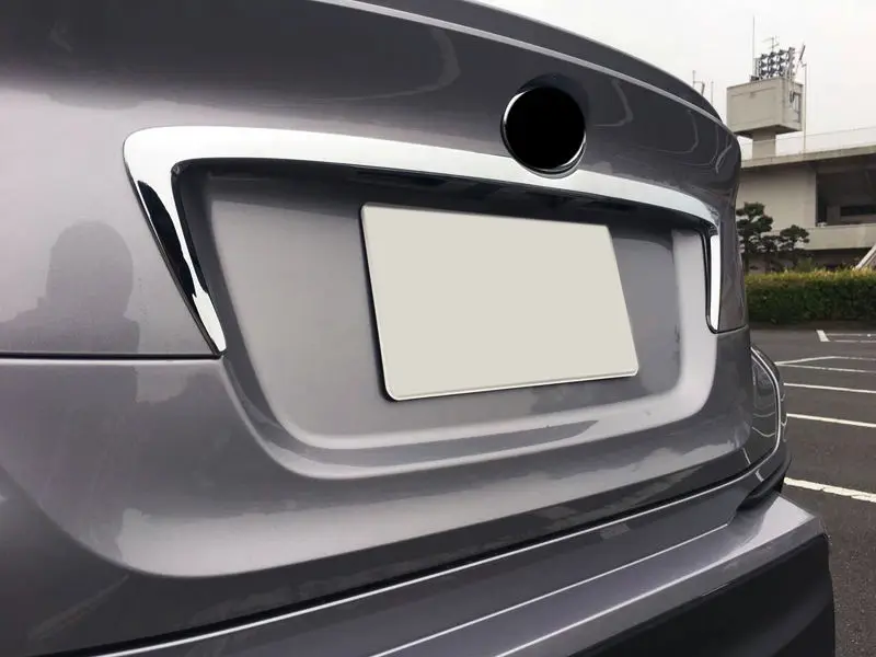 2016 2018 для Toyota C HR багажнике литья под крышкой Обложка отделка Chrome ABS цельнокроеное