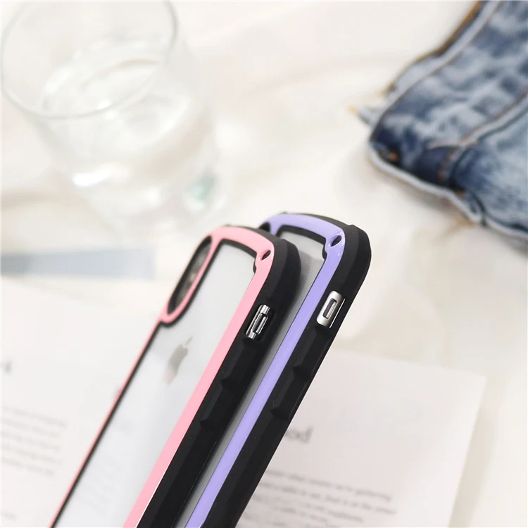 Для Apple iPhone 11X8 7 6 6s Plus прозрачная ультратонкая задняя полностью жесткая Защитная крышка TPU плотный чехол