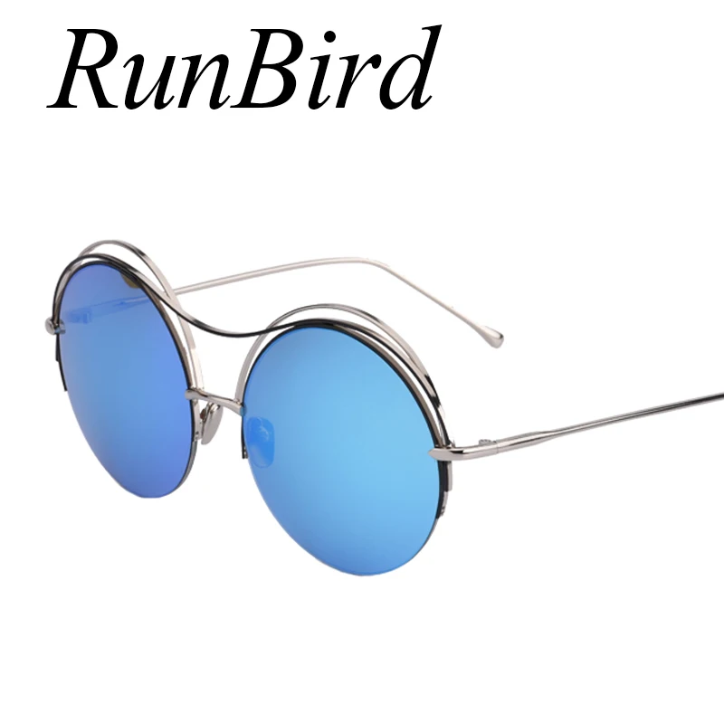 Новинка 2017 большие круглые солнцезащитные очки роскошные женские итальянские