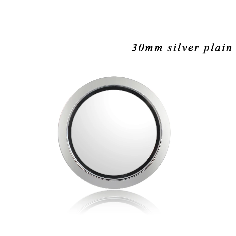 30mm Silver Plain Carvort палочка плавающий медальон для мобильного телефона 30 мм нержавеющая сталь серебро жизни Медальоны памяти Камень Шарм коробка для хранения 3 м включают - Окраска металла: 30mm Silver Plain